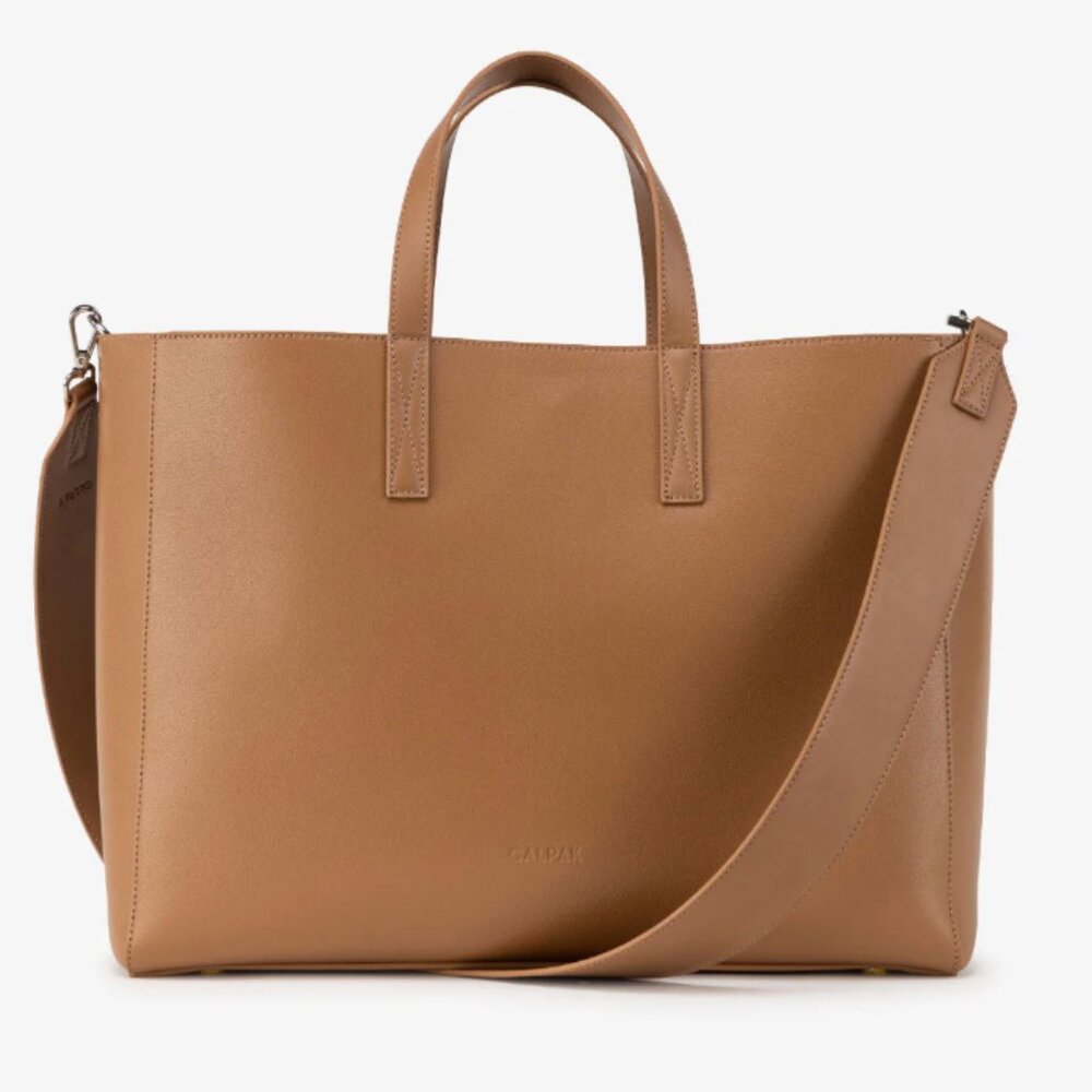 Calpak Haven 16" Laptop Tote Bag - Toffee - Picture 2 of 11